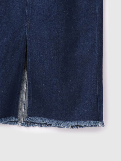 【落ち感◎】10OZデニムIラインスカート