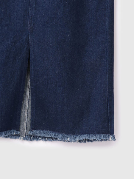 【落ち感◎】10OZデニムIラインスカート