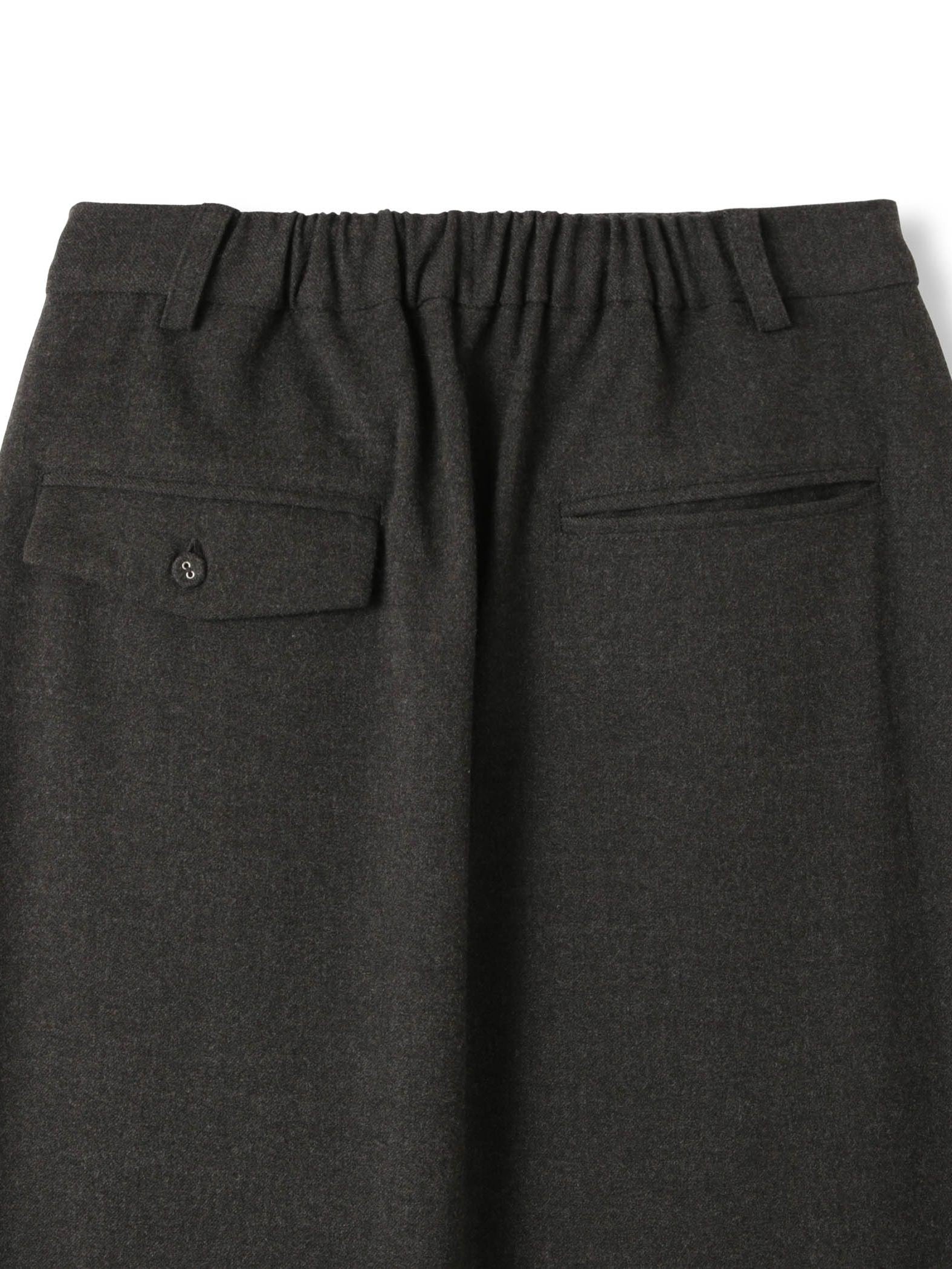 ウールライクストレッチIラインスカート≪手洗い可能≫