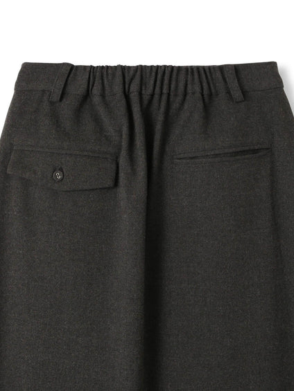 ウールライクストレッチIラインスカート≪手洗い可能≫