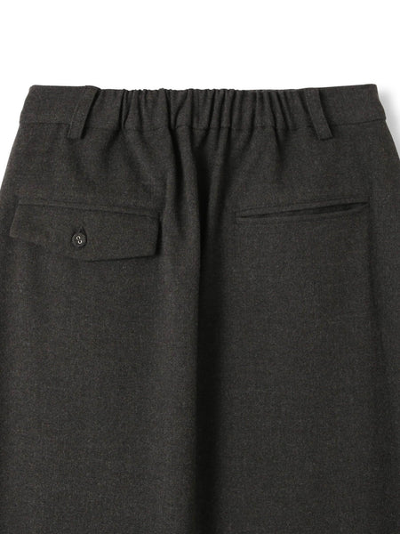 ウールライクストレッチIラインスカート≪手洗い可能≫