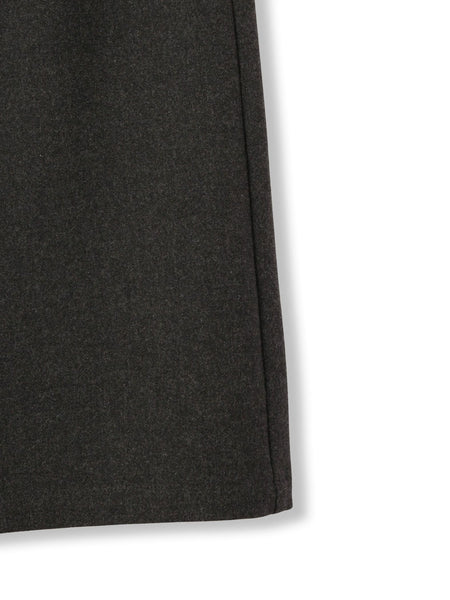 ウールライクストレッチIラインスカート≪手洗い可能≫