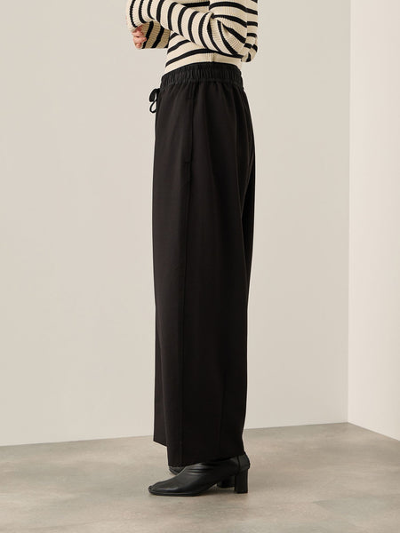 カットジョーゼットイージーワイドパンツ≪手洗い可能≫