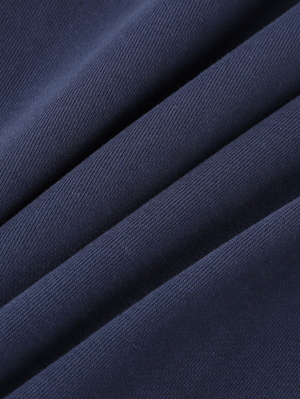 ストライプスリーブハーフジッププルオーバー≪手洗い可能≫