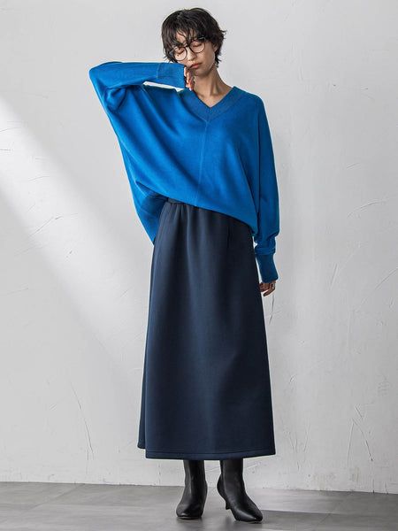 【新色追加】今日の気分で着回せるリバーシブルニット≪手洗い可能≫