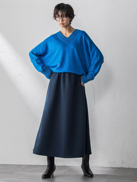 【新色追加】今日の気分で着回せるリバーシブルニット≪手洗い可能≫