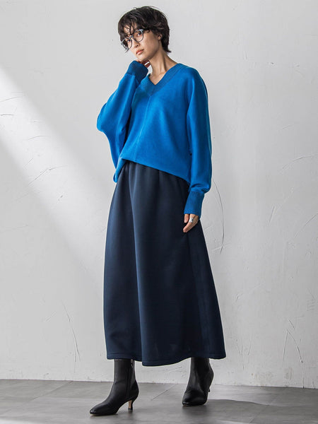 【新色追加】今日の気分で着回せるリバーシブルニット≪手洗い可能≫