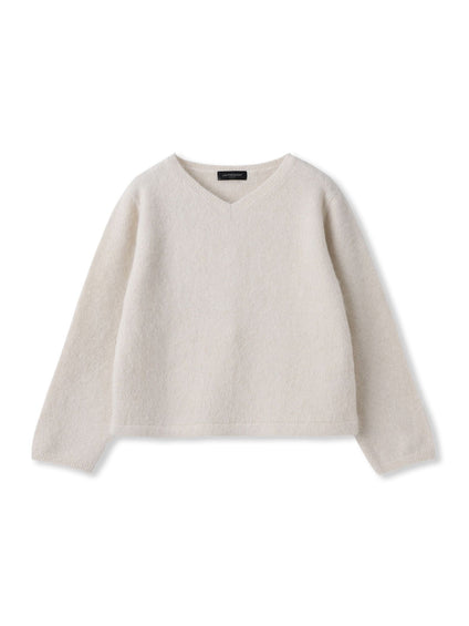 シャギーラメニットプルオーバー