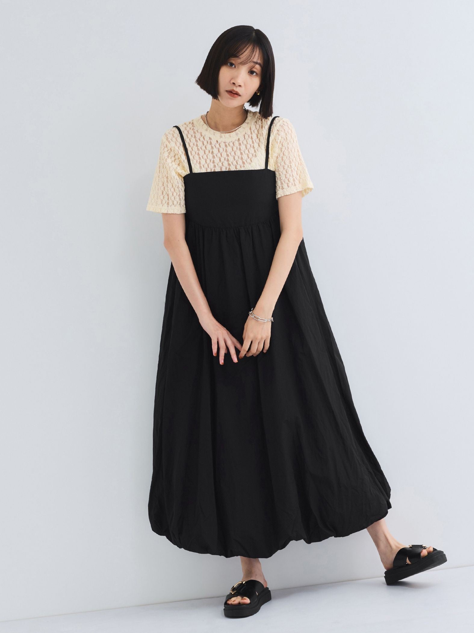 バルーンキャミワンピース≪手洗い可能≫