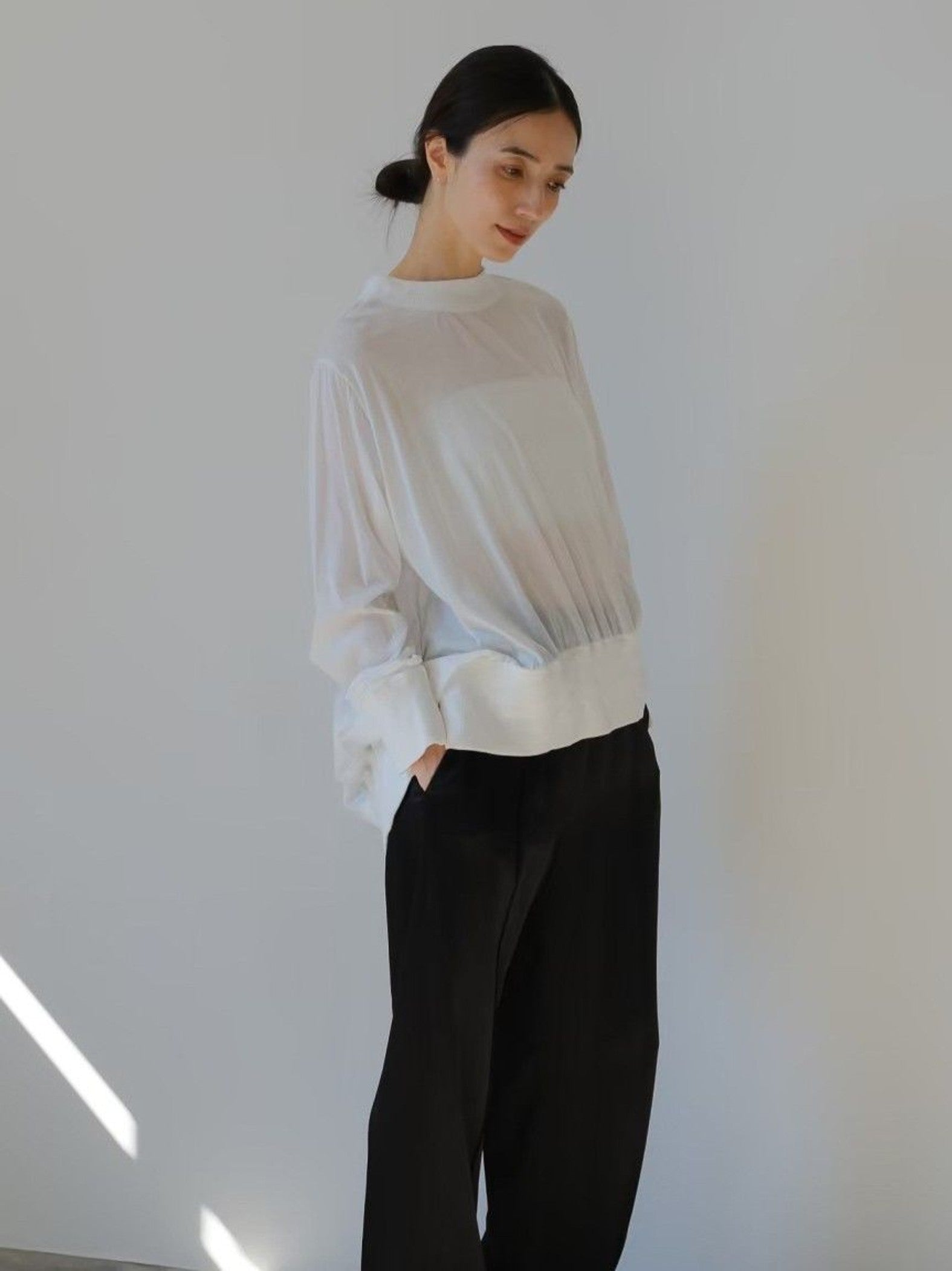 soft gather tops 【日本製】