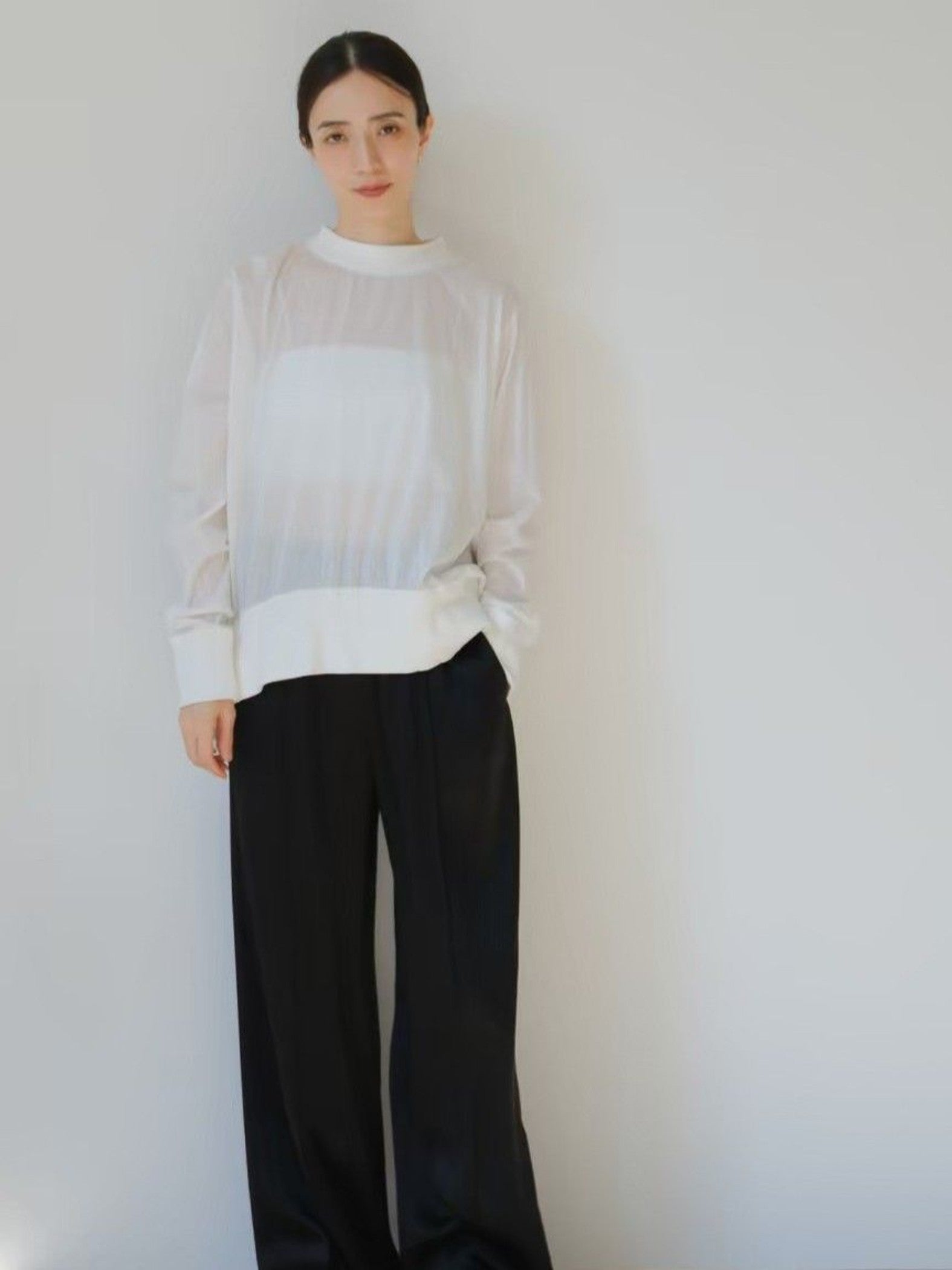 soft gather tops 【日本製】
