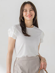 【WEB限定】ショルダーフリルカットソー