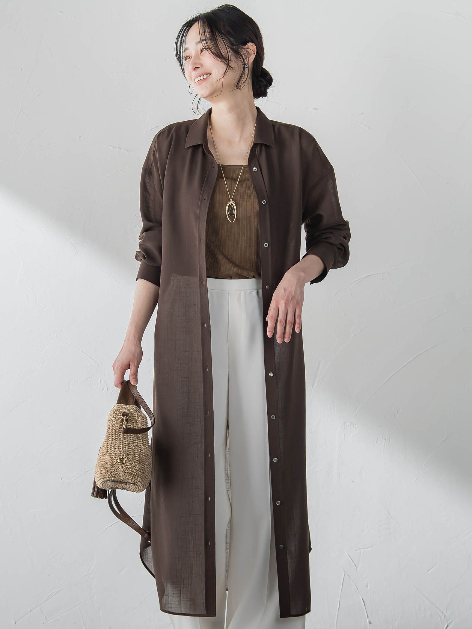 ランダムテレコストレッチタンクトップ