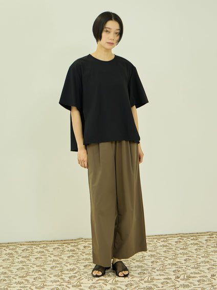 【涼やかストレッチ】半袖ブラウス