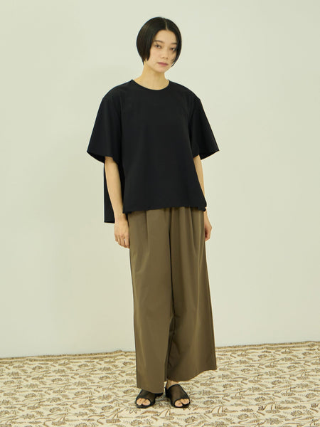 【涼やかストレッチ】半袖ブラウス