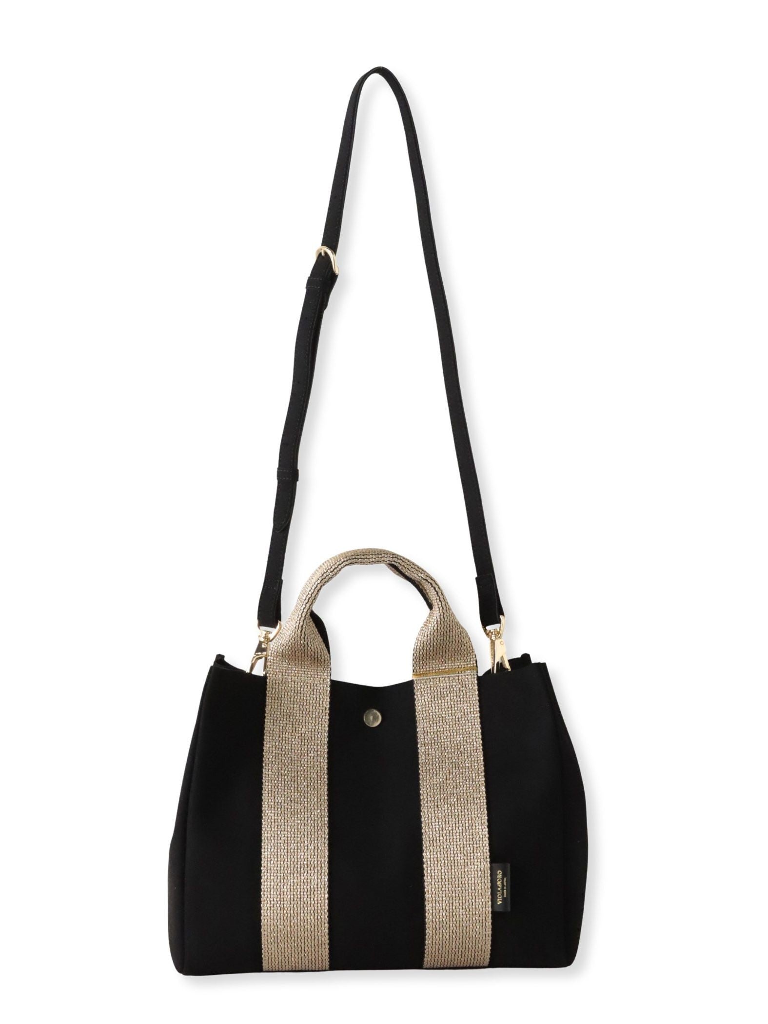 【VIOLAd'ORO】ラメテープトートバッグ