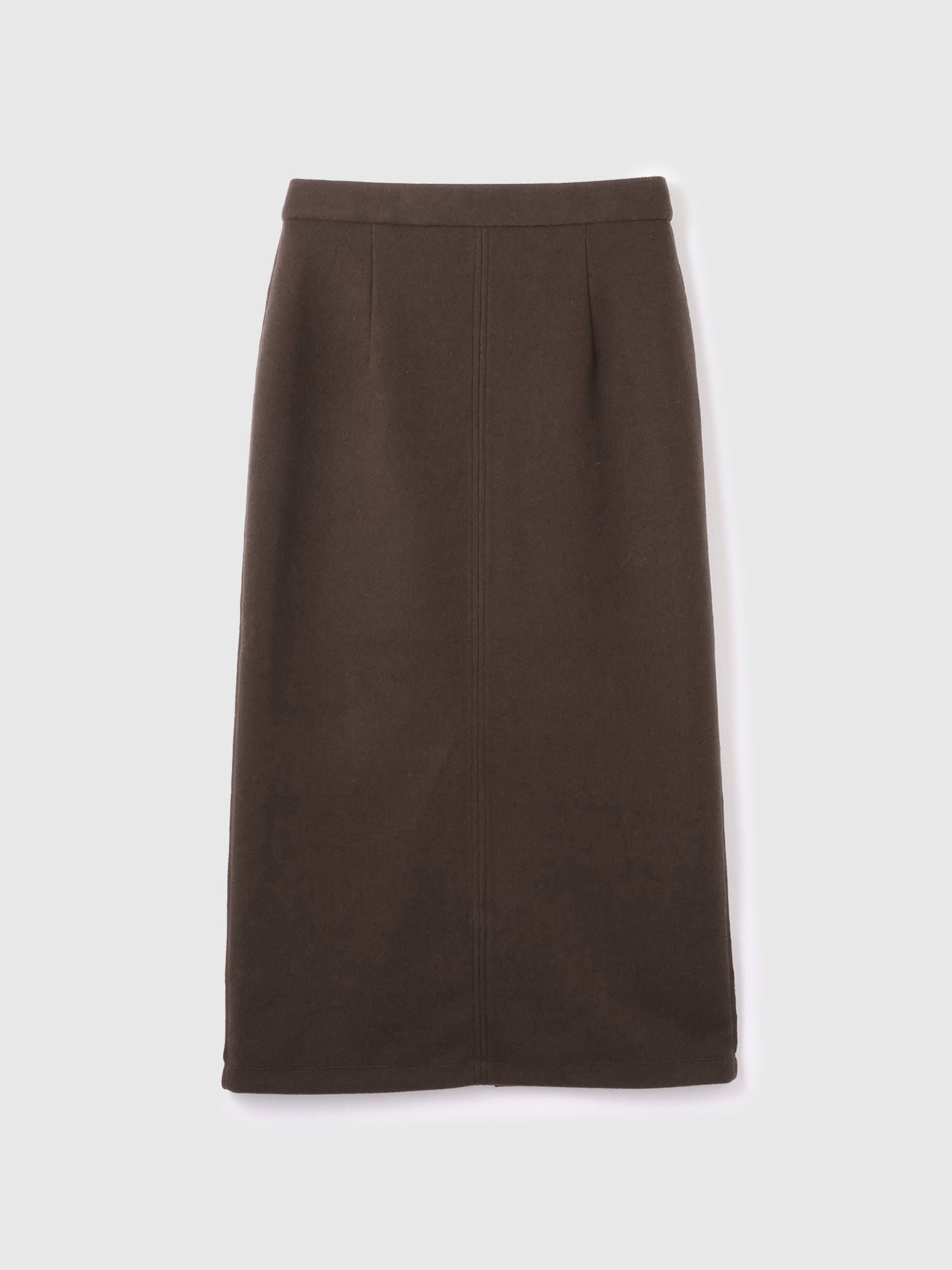 ソフトニットメルトンIラインスカート≪手洗い可能≫