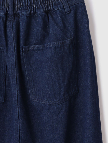 【落ち感◎】10OZデニムIラインスカート