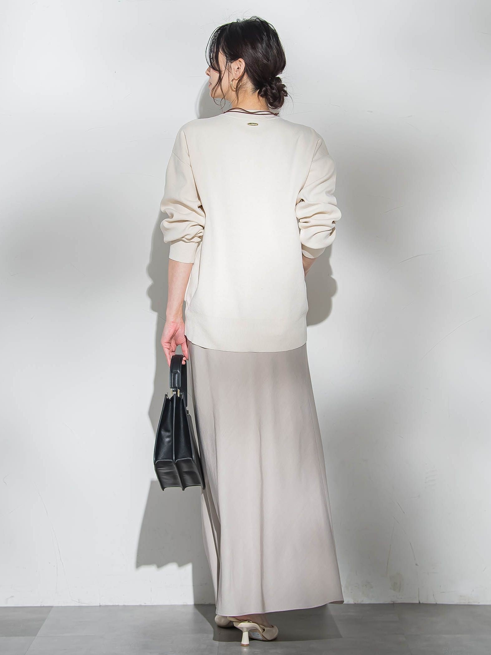 【WEB限定】お肌にやさしいファスナーニット≪手洗い≫