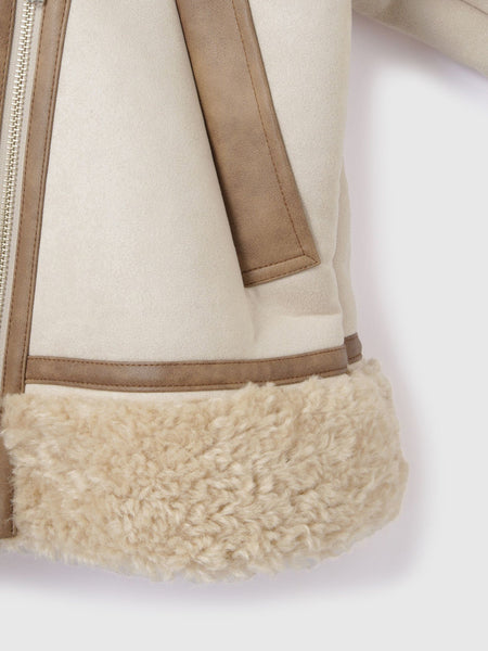 フェイクムートンボアブルゾン