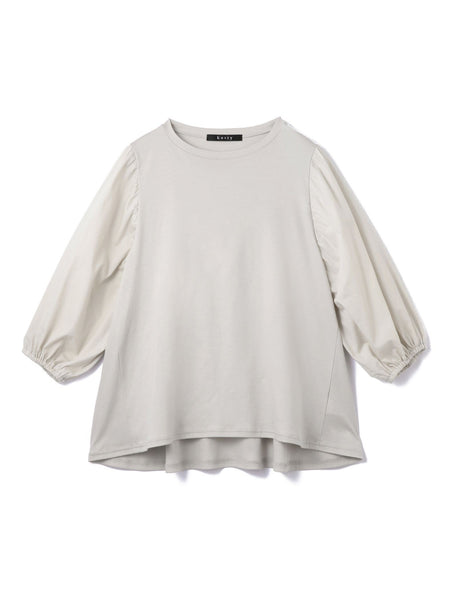 《予約》【機能するミニマル服】切替プルオーバー《接触冷感》