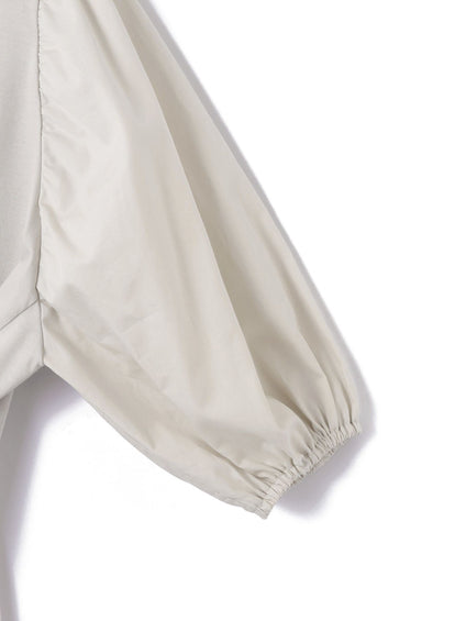 《予約》【機能するミニマル服】切替プルオーバー《接触冷感》