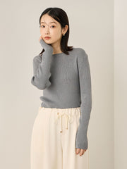 調温クルーネックニット≪手洗い可能≫