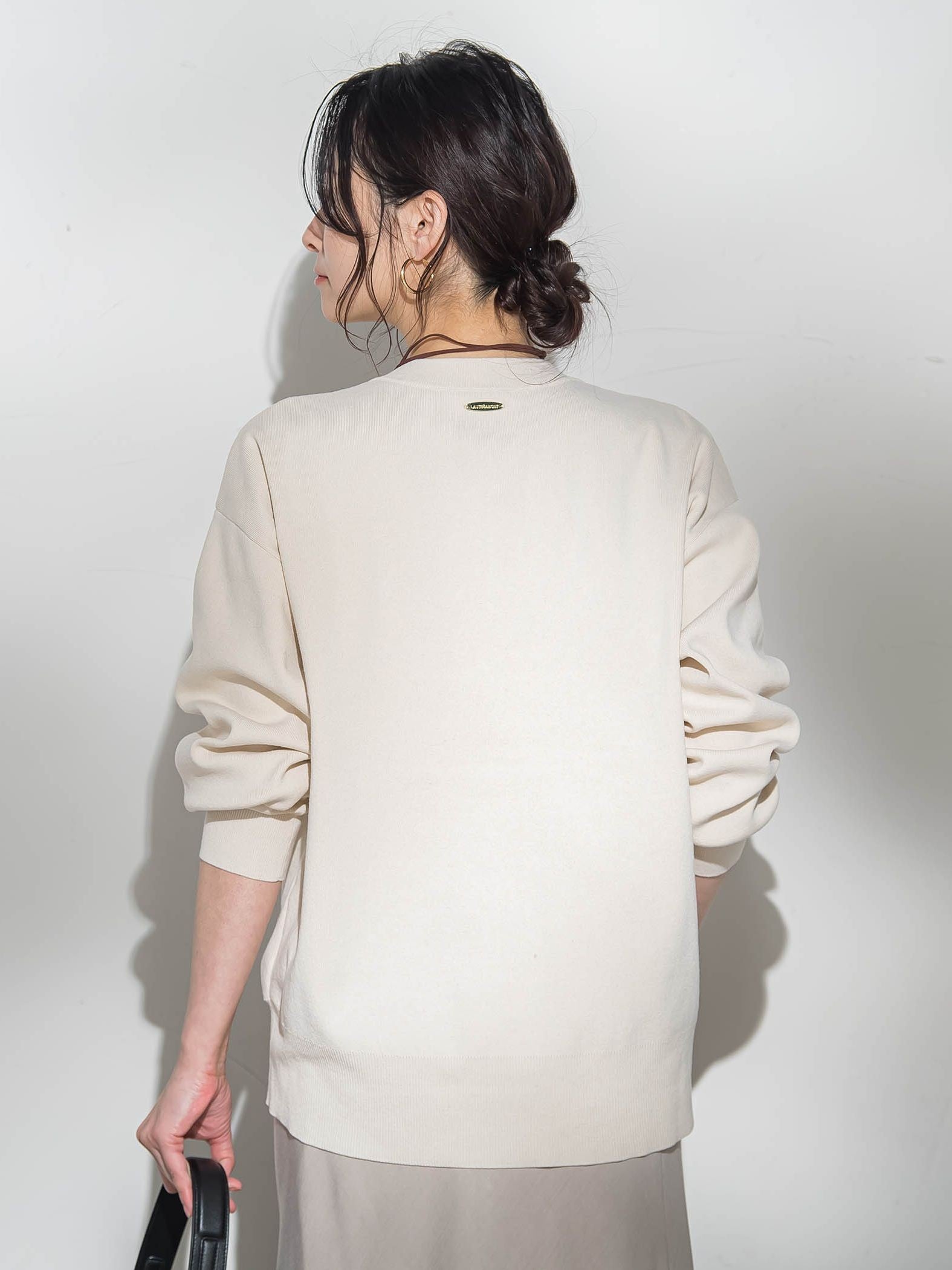 【WEB限定】お肌にやさしいファスナーニット