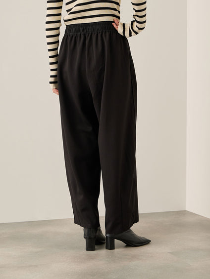 カットジョーゼットイージーワイドパンツ≪手洗い可能≫