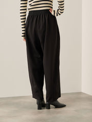 カットジョーゼットイージーワイドパンツ≪手洗い可能≫