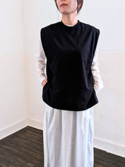 《予約販売》crew neck vest　【日本製】