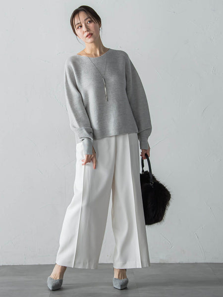 ホールガーメントガーターニット≪WEB限定11号/洗える≫