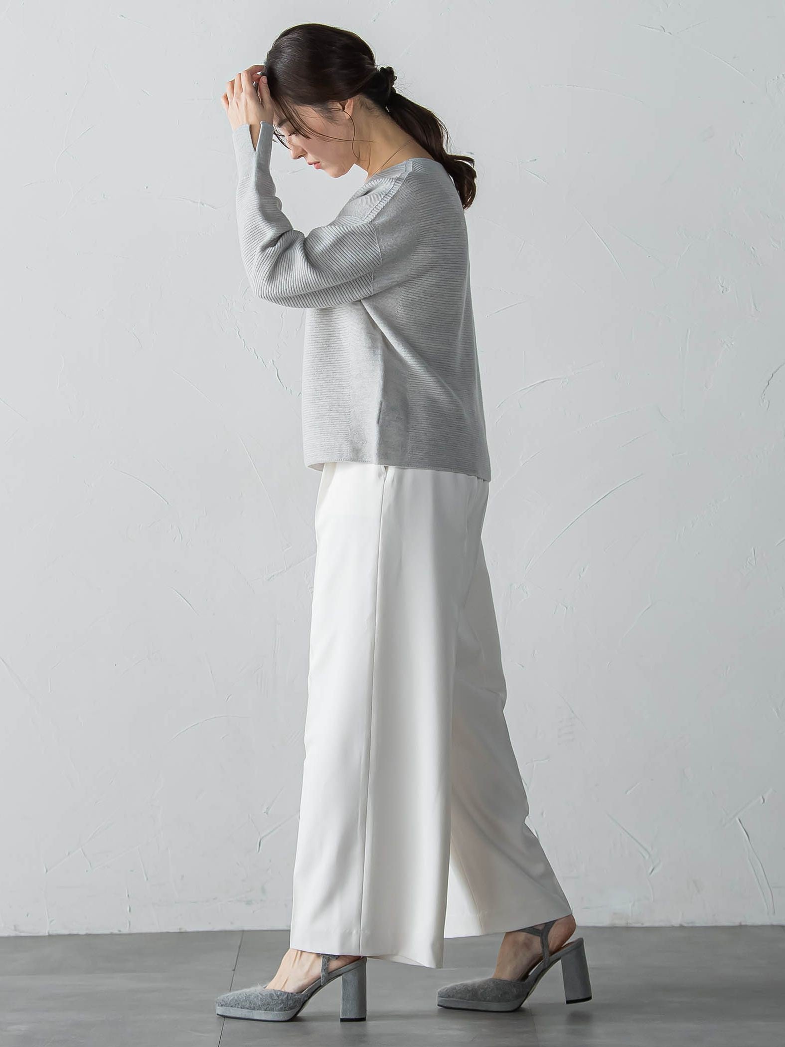 ホールガーメントガーターニット≪WEB限定11号/洗える≫