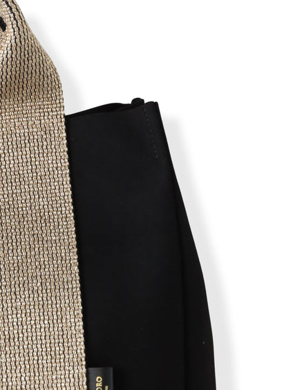 【VIOLAd'ORO】ラメテープトートバッグ