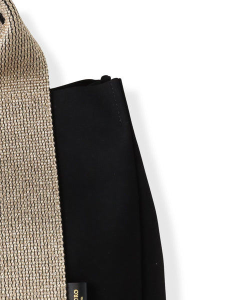 【VIOLAd'ORO】ラメテープトートバッグ