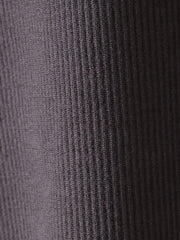 袖フリルパールリブニット