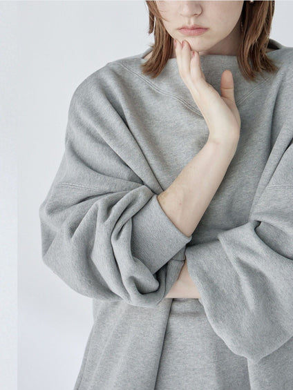 Edge neck sweater【日本製】≪手洗い可能≫