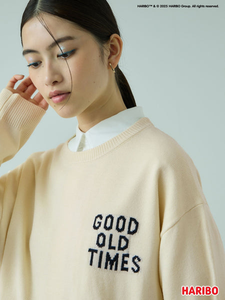 HARIBO/RETROゴールドベアニット≪手洗い可能≫