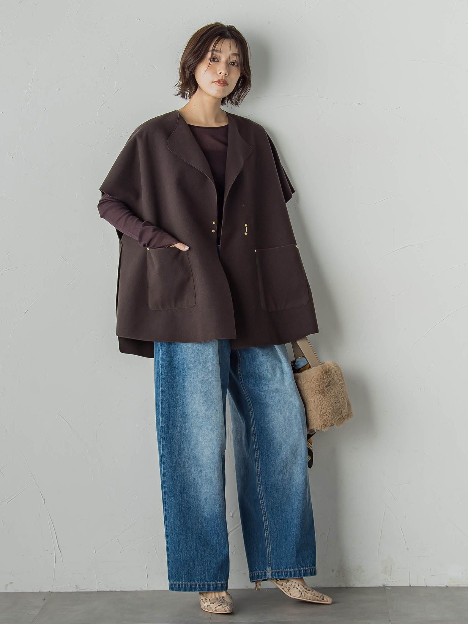 コットンサラチュールカットソー≪手洗い可能≫