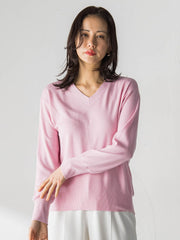 Brisbane Vネックニットプルオーバー≪WEB限定カラーあり/11号あり≫