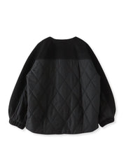 【biyori】キルティングノーカラーブルゾン