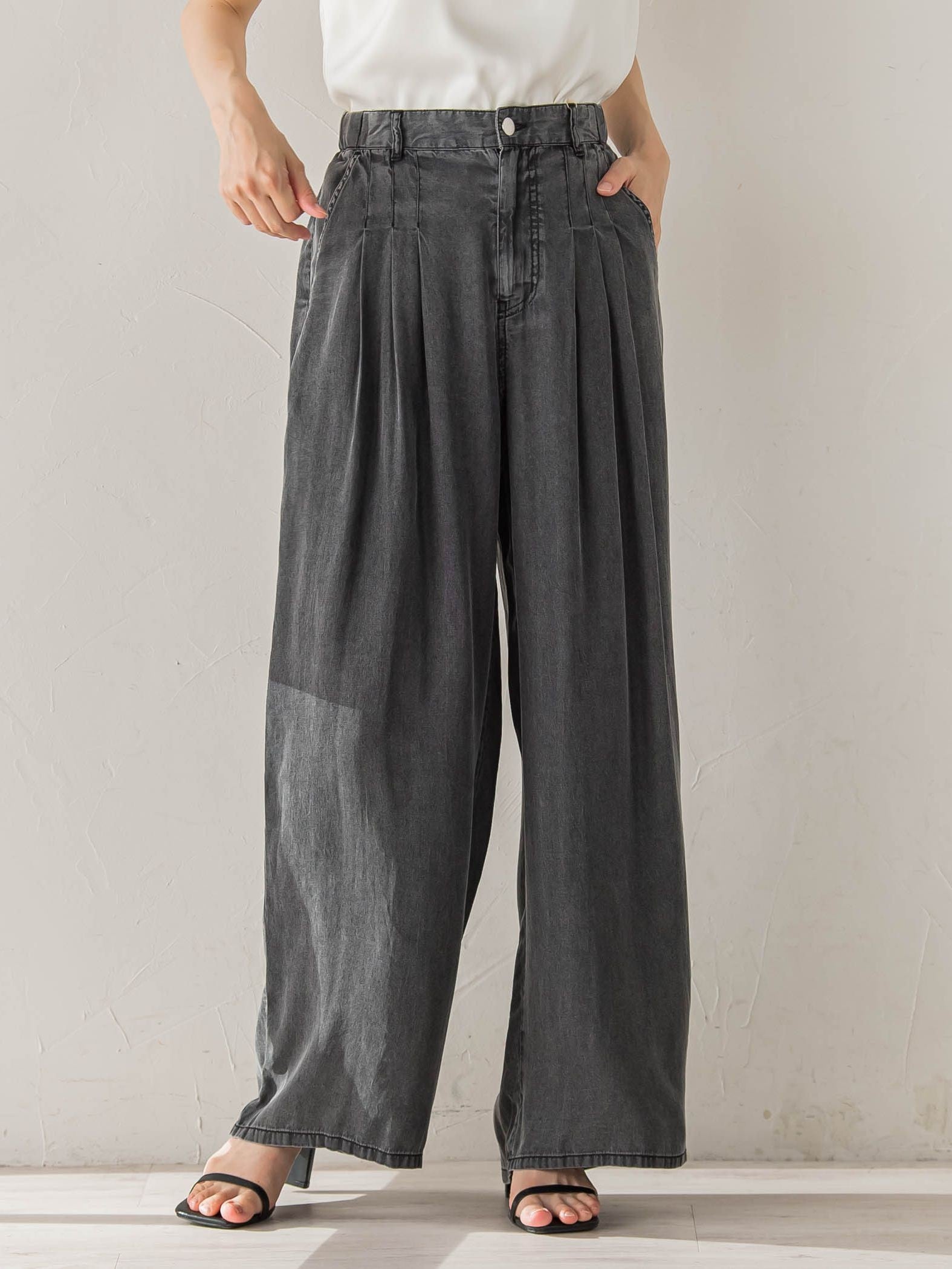 Air DENIM ワイドパンツ