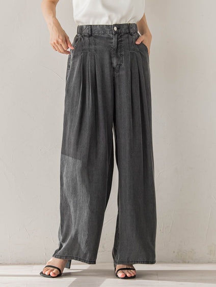 Air DENIM ワイドパンツ