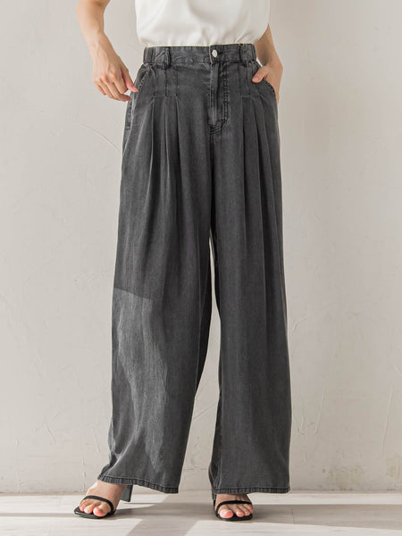Air DENIM ワイドパンツ