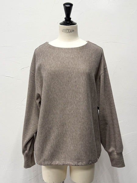 ニットコーデュロイカットソー≪手洗い可能≫