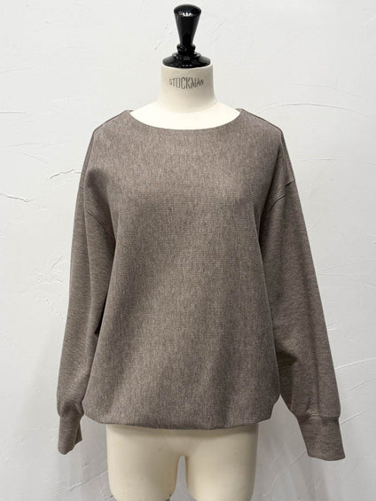 ニットコーデュロイカットソー≪手洗い可能≫