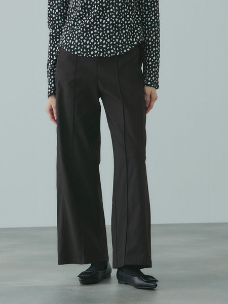 HAKIYASEブラッシュバックワイドパンツ≪手洗い可能≫