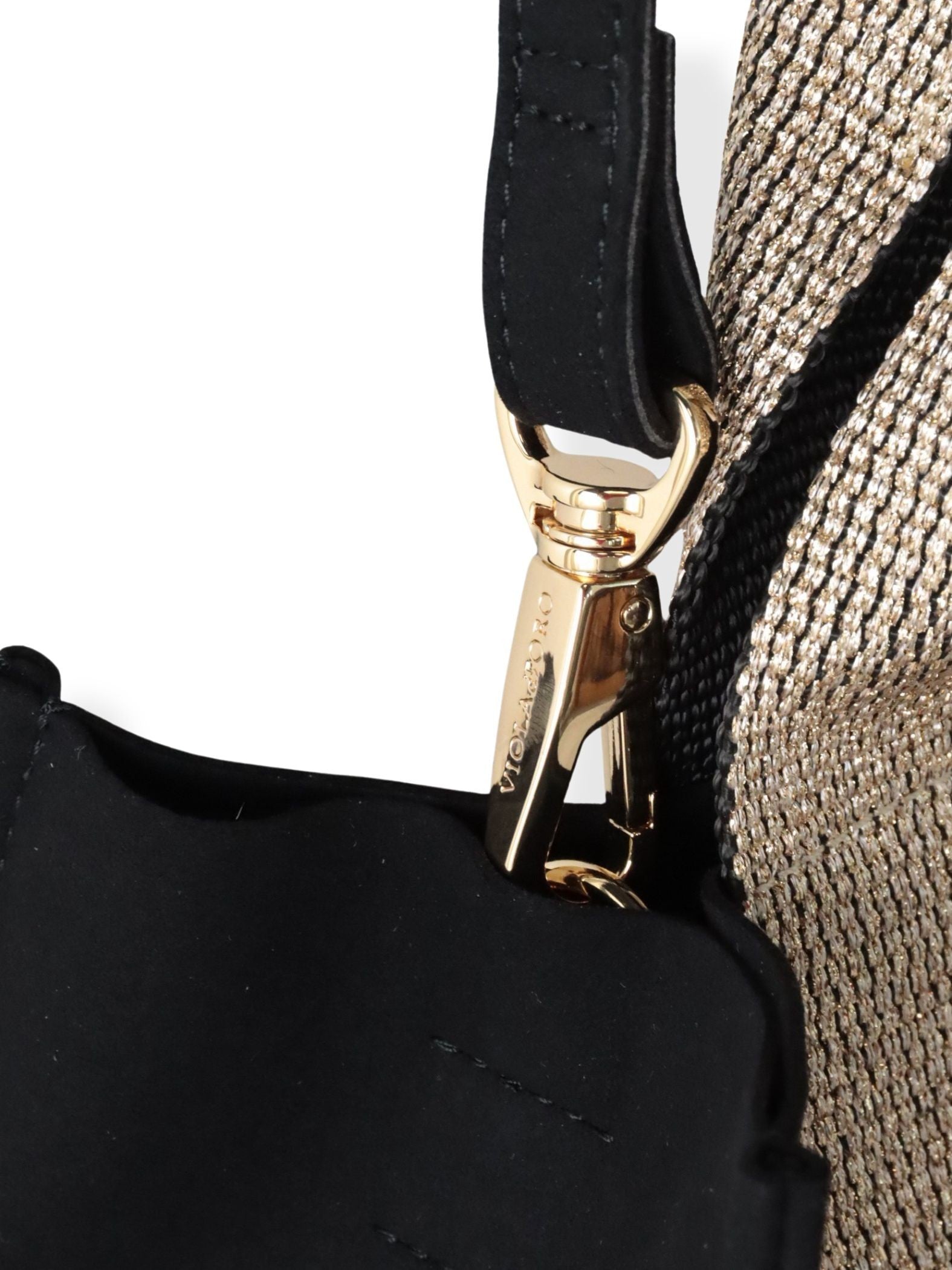 【VIOLAd'ORO】ラメテープトートバッグ