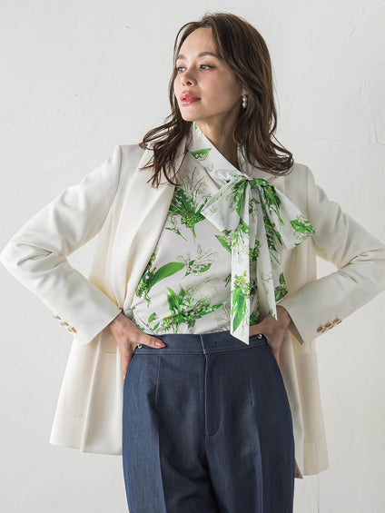 スズランプリントブラウス