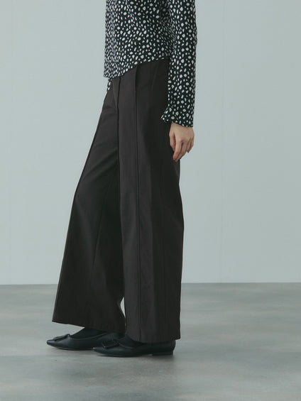 HAKIYASEブラッシュバックワイドパンツ≪手洗い可能≫